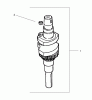 Toro 74601 (Z17-44) - Z17-44 TimeCutter Z Riding Mower, 2002 (220000913-220999999) Ersatzteile CRANKSHAFT ASSEMBLY KOHLER CV 490S-27503