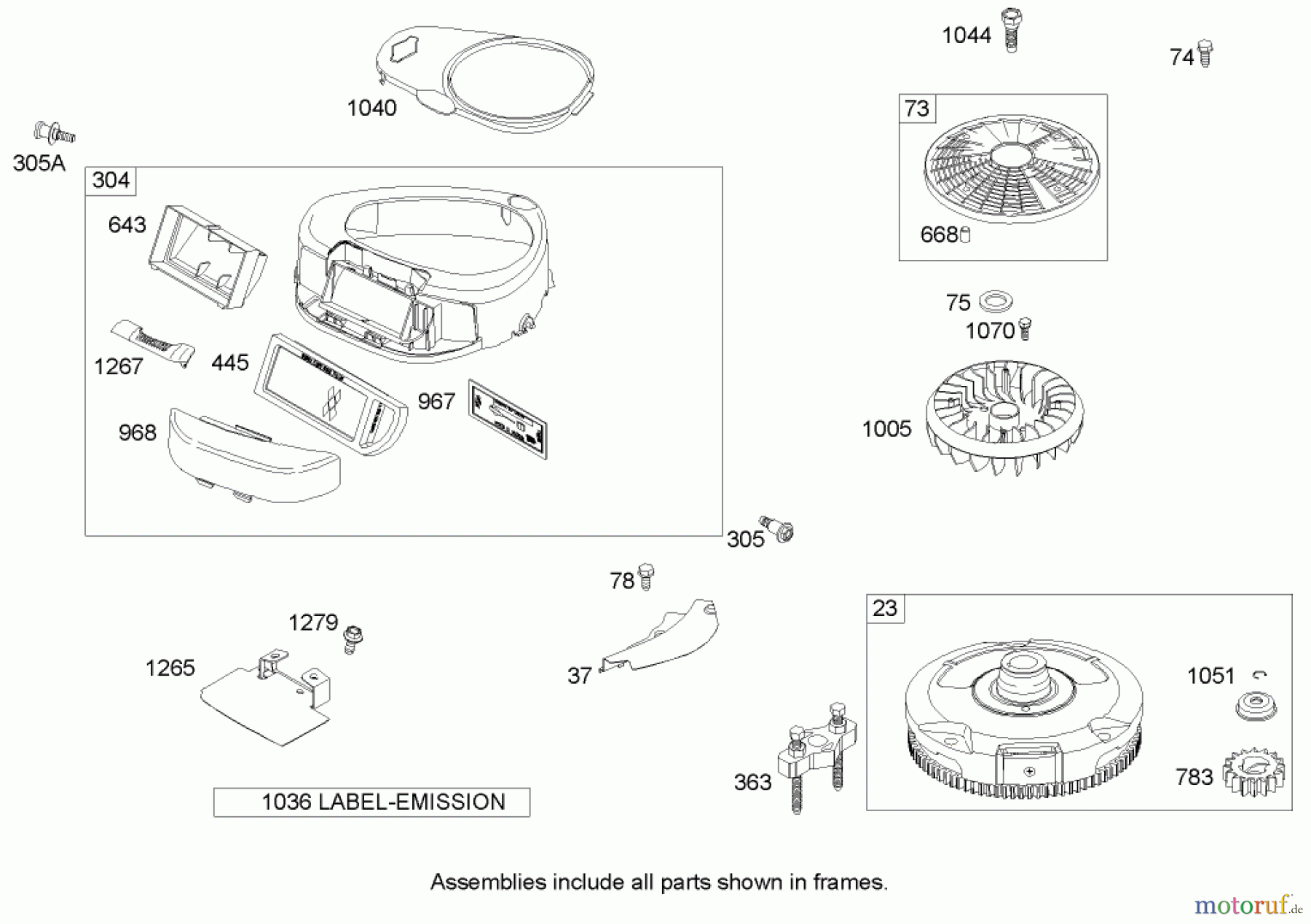 Toro Neu Mowers, Zero-Turn 74602 (18-44ZX) - Toro 18-44ZX TimeCutter ZX Riding Mower, 2004 (240000001-240999999) BLOWER HOUSING ASSEMBLY BRIGGS AND STRATTON 31M777-0167-E1