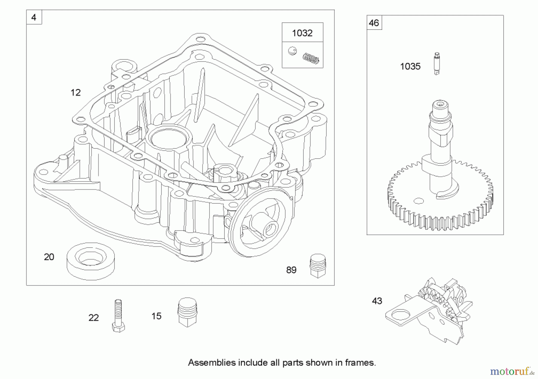Toro Neu Mowers, Zero-Turn 74602 (18-44ZX) - Toro 18-44ZX TimeCutter ZX Riding Mower, 2004 (240000001-240999999) CRANKCASE ASSEMBLY BRIGGS AND STRATTON 31M777-0167-E1