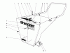 Toro 62853 - Shredder, 1974 (4000001-4999999) Ersatzteile HOPPER ASSEMBLY