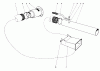 Toro 62905 - 5 hp Lawn Blower, 1973 (3000001-3999999) Ersatzteile LEAF BLOWER BAGGING KIT NO. 59080