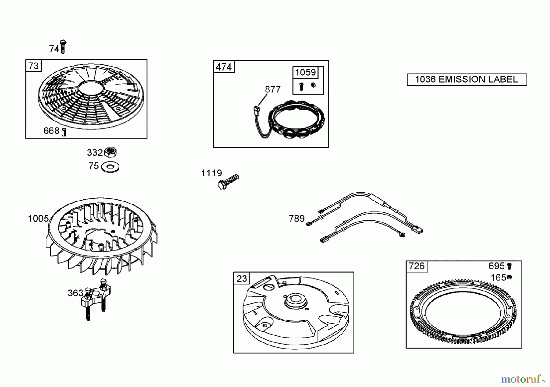  Toro Neu Mowers, Zero-Turn 74704 (ZX480) - Toro TimeCutter ZX480 Riding Mower, 2005 (250000001-250999999) FLYWHEEL ASSEMBLY BRIGGS AND STRATTON 406577-0191-E1