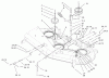 Toro 74801 (18-52ZX) - 18-52ZX TimeCutter ZX Riding Mower, 2003 (230000001-230999999) Ersatzteile 52IN DECK BELT DRIVE AND LIFT ASSEMBLY