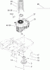 Toro 74806 (ZX525) - TimeCutter ZX525 Riding Mower, 2006 (260000001-260999999) Ersatzteile ENGINE AND CLUTCH ASSEMBLY