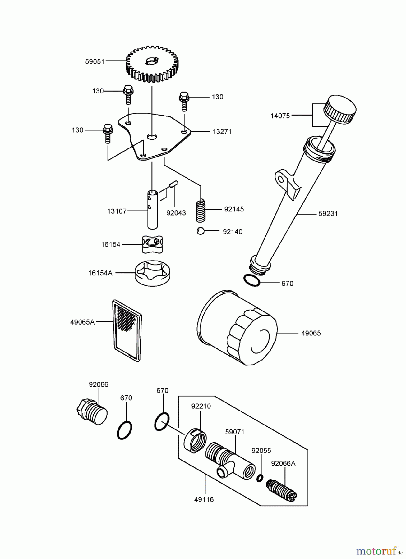  Toro Neu Mowers, Zero-Turn 74806 (ZX525) - Toro TimeCutter ZX525 Riding Mower, 2007 (270000001-270999999) LUBRICATION EQUIPMENT ASSEMBLY KAWASAKI FH580V-CS13-R