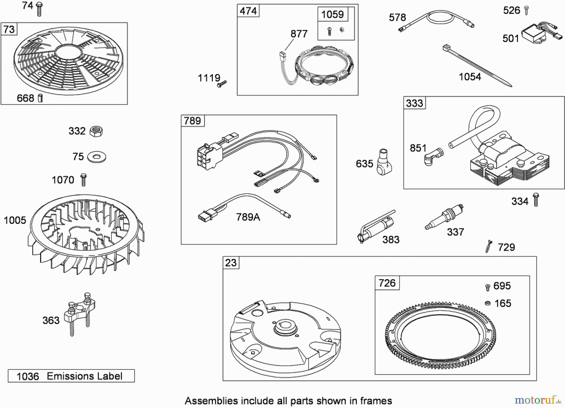 Toro Neu Mowers, Zero-Turn 74812 (Z4800) - Toro TITAN Z4800 Zero-Turn-Radius Riding Mower, 2008 (280000001-280999999) FLYWHEEL ASSEMBLY BRIGGS AND STRATTON 44K777-0125-G1