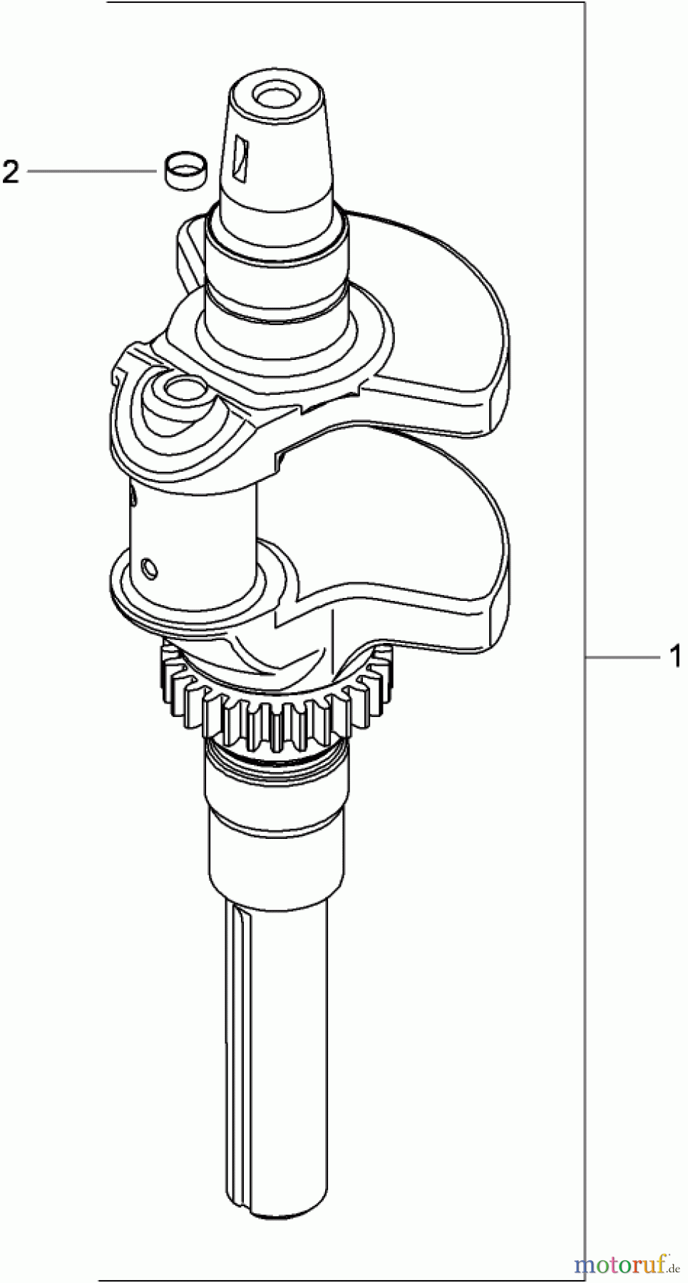  Toro Neu Mowers, Zero-Turn 74813 (Z4800) - Toro TITAN Z4800 Zero-Turn-Radius Riding Mower, 2008 (280000001-280999999) CRANKSHAFT ASSEMBLY KOHLER SV820-0013