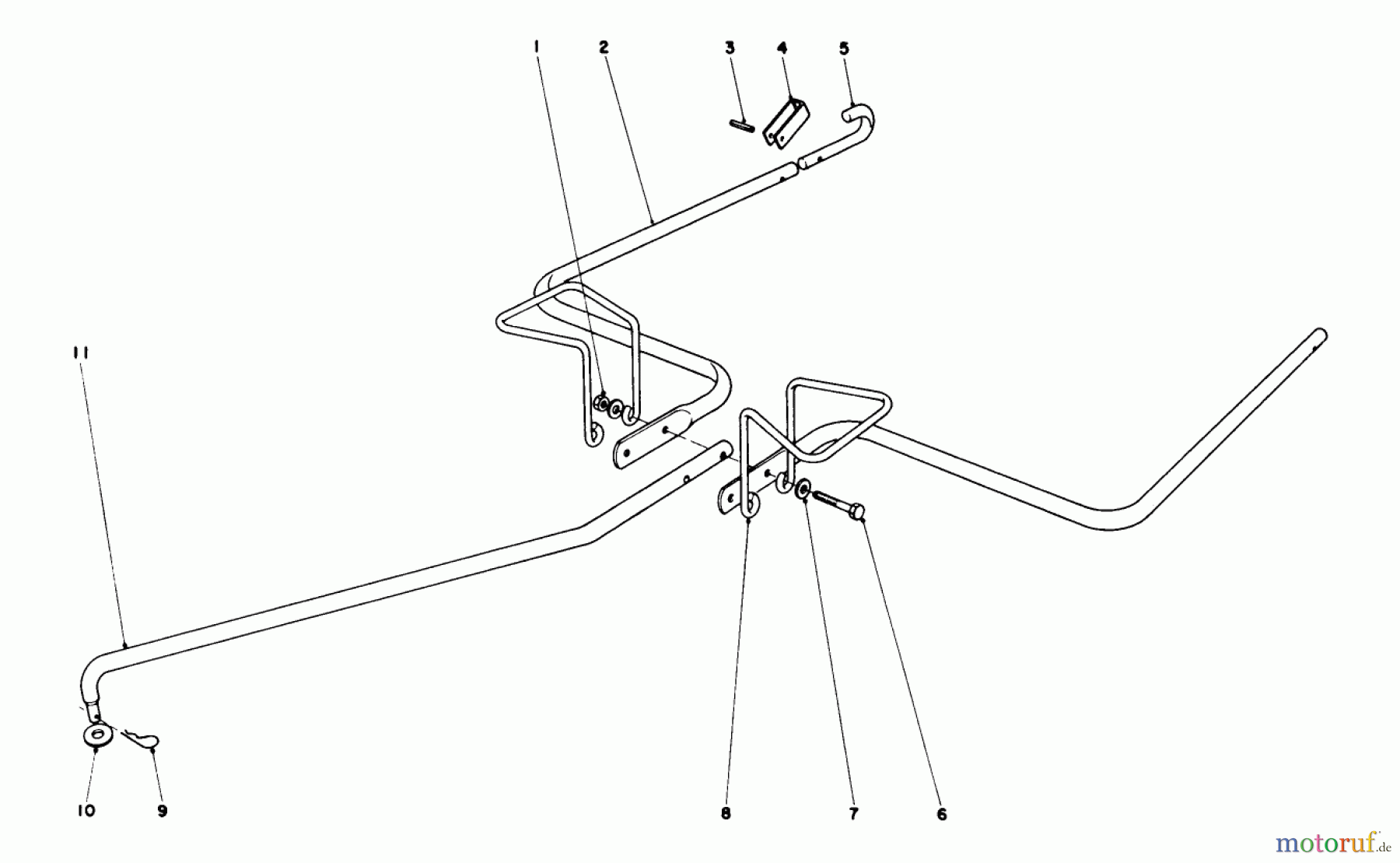  Toro Neu Blowers/Vacuums/Chippers/Shredders 62923 - Toro 5 hp Lawn Vacuum, 1979 (9000001-9999999) HITCH KIT (MODEL 59087)