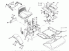 Toro Y1-16OEE4 (616-Z) - 616-Z Tractor, 1992 (2000001-2999999) Ersatzteile FENDERS, FLOOR PAN & SEAT ASSEMBLY
