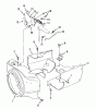 Toro Z1-24OE01 (724-Z) - 724-Z Tractor, 1988 Ersatzteile SECTION 4-BLOWER HOUSING AND GOVERNOR