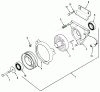 Toro Z1-24OE04 (724-Z) - 724-Z Tractor, 1991 (1000001-1999999) Ersatzteile PTO ELECTRIC CLUTCH
