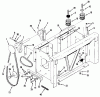 Toro Z1-24OE04 (724-Z) - 724-Z Tractor, 1991 (1000001-1999999) Ersatzteile TRANSMISSION DRIVE FRAME