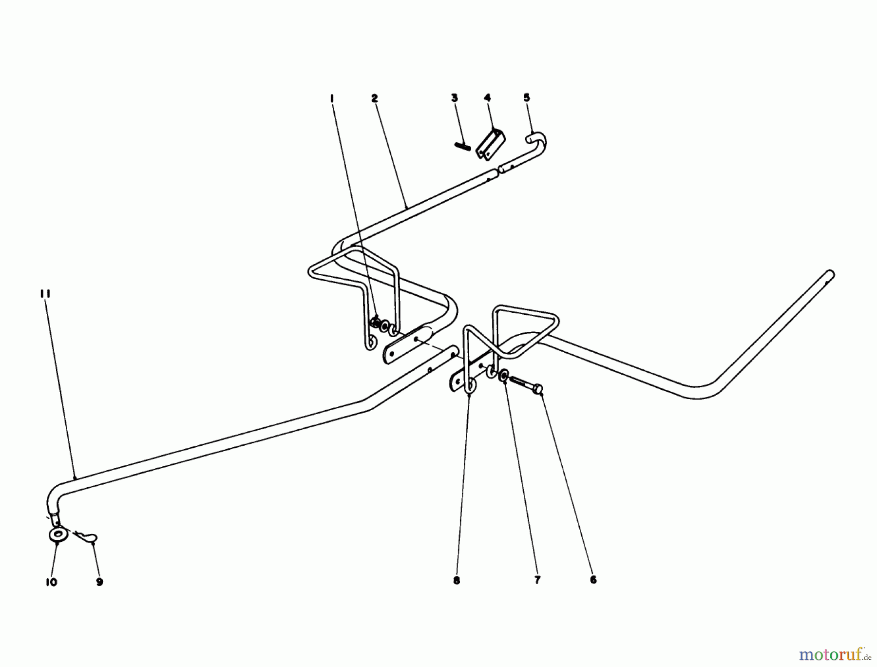  Toro Neu Blowers/Vacuums/Chippers/Shredders 62923 - Toro 5 hp Lawn Vacuum, 1986 (6000001-6999999) HITCH KIT (MODEL 59087) (OPTIONAL)