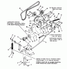Toro 06-44SC01 - 44" Two Stage Snowthrower, 1992 (2000001-2999999) Listas de piezas de repuesto y dibujos GEAR CASE AND BELT ASSEMBLY