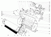 Toro 31453 - Snow Pup (electric), 1972 (2000001-2999999) Ersatzteile LOWER MAIN FRAME