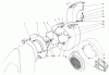 Toro 62912 - 5 hp Lawn Vacuum, 1990 (0000001-0999999) Listas de piezas de repuesto y dibujos BLOWER ASSEMBLY (MODEL 62912 & 62923)