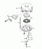 Toro 31677 (724) - 724 Snowthrower, 1977 (7000001-7999999) Ersatzteile REWIND STARTER NO. 590473 (5 AND 7 H.P. SNOWTHROWER MODEL NOS. 31625 AND 31677)