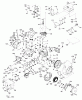 Toro 31660 (526) - 526 Snowthrower, 1972 (2000001-2999999) Ersatzteile ENGINE, MODEL NO. H50-652796J