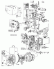 Toro 31832 (832) - 832 Snowthrower, 1971 (1000001-1999999) Ersatzteile 7 HP ENGINE NO. 170402, TYPE 0720-01 (CONT-D.) SNOWTHROWER MODEL NO. 31727