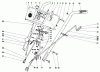 Toro 31832 (832) - 832 Snowthrower, 1971 (1000001-1999999) Ersatzteile HANDLE ASSEMBLY