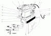 Toro 31995 (1032) - 1032 Snowthrower, 1975 (5000001-5999999) Ersatzteile BATTERY AND WIRING DIAGRAM