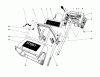 Toro 38000 (S-120) - S-120 Snowthrower, 1985 (5000001-5999999) Listas de piezas de repuesto y dibujos HANDLE ASSEMBLY