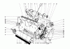 Toro 38000 (S-120) - S-120 Snowthrower, 1985 (5000001-5999999) Listas de piezas de repuesto y dibujos LOWER MAIN FRAME ASSEMBLY