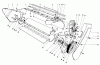Toro 38020 - Snow Master 20, 1978 (8000001-8999999) Listas de piezas de repuesto y dibujos LOWER MAIN FRAME ASSEMBLY (MODEL 38020 & 38030)