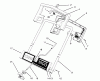 Toro 38025 (1800) - 1800 Power Curve Snowthrower, 1995 (59000001-59999999) Ersatzteile HANDLE ASSEMBLY