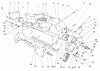 Toro 38026 (1800) - 1800 Power Curve Snowthrower, 2005 (250000001-250999999) Listas de piezas de repuesto y dibujos HOUSING AND ROTOR ASSEMBLY