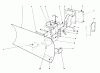 Toro 38035 (3521) - 3521 Snowthrower, 1986 (6000001-6999999) Listas de piezas de repuesto y dibujos GRADER BLADE ASSEMBLY MODEL 59099 (OPTIONAL)
