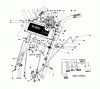 Toro 38040 (524) - 524 Snowthrower, 1985 (5000001-5999999) Ersatzteile HANDLE ASSEMBLY