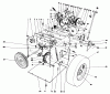 Toro 38052 (521) - 521 Snowthrower, 1988 (8000001-8999999) Ersatzteile TRACTION ASSEMBLY
