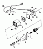 Toro 38052C (521) - 521 Snowthrower, 1988 (8000001-8999999) Listas de piezas de repuesto y dibujos STARTER MOTOR KIT NO. 23-3790