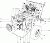 Toro 38056 (521) - 521 Snowthrower, 1990 (0000001-0999999) Ersatzteile TRACTION ASSEMBLY