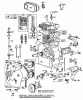 Toro 38090 (1132) - 1132 Snowthrower, 1986 (6000001-6999999) Listas de piezas de repuesto y dibujos ENGINE MODEL BRIGGS & STRATTON NO. 252416-0719-01