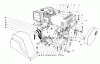 Toro 38095 (1132) - 1132 Snowthrower, 1981 (1000001-1999999) Listas de piezas de repuesto y dibujos ENGINE ASSEMBLY (MODEL 38095)
