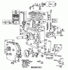 Toro 38095 (1132) - 1132 Snowthrower, 1981 (1000001-1999999) Listas de piezas de repuesto y dibujos ENGINE MODEL NO. 190402 TYPE 0989-01 (MODEL 38155) #1