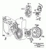 Toro 38095 (1132) - 1132 Snowthrower, 1981 (1000001-1999999) Listas de piezas de repuesto y dibujos ENGINE MODEL NO. 252416 TYPE 0190-01 (MODEL 38095) #2