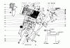 Toro 38095 (1132) - 1132 Snowthrower, 1981 (1000001-1999999) Listas de piezas de repuesto y dibujos HANDLE ASSEMBLY