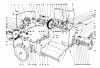Toro 38095 (1132) - 1132 Snowthrower, 1987 (7000001-7999999) Ersatzteile TRACTION ASSEMBLY