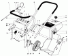 Toro 38100 (S-140) - S-140 Snowthrower, 1981 (1000001-1999999) Ersatzteile UPPER MAIN FRAME