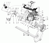 Toro 38115C (CR-20R) - CR-20 Snowthrower, 1988 (8000001-8999999) Ersatzteile ENGINE ASSEMBLY (MODEL NO.38115C)