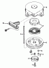 Toro 38116 (CR-20R) - CR-20 Snowthrower, 1988 (8000001-8999999) Ersatzteile REWIND STARTER NO. 590537