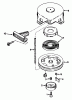Toro 38116 (CR-20R) - CR-20 Snowthrower, 1989 (9000001-9999999) Ersatzteile REWIND STARTER NO. 590537