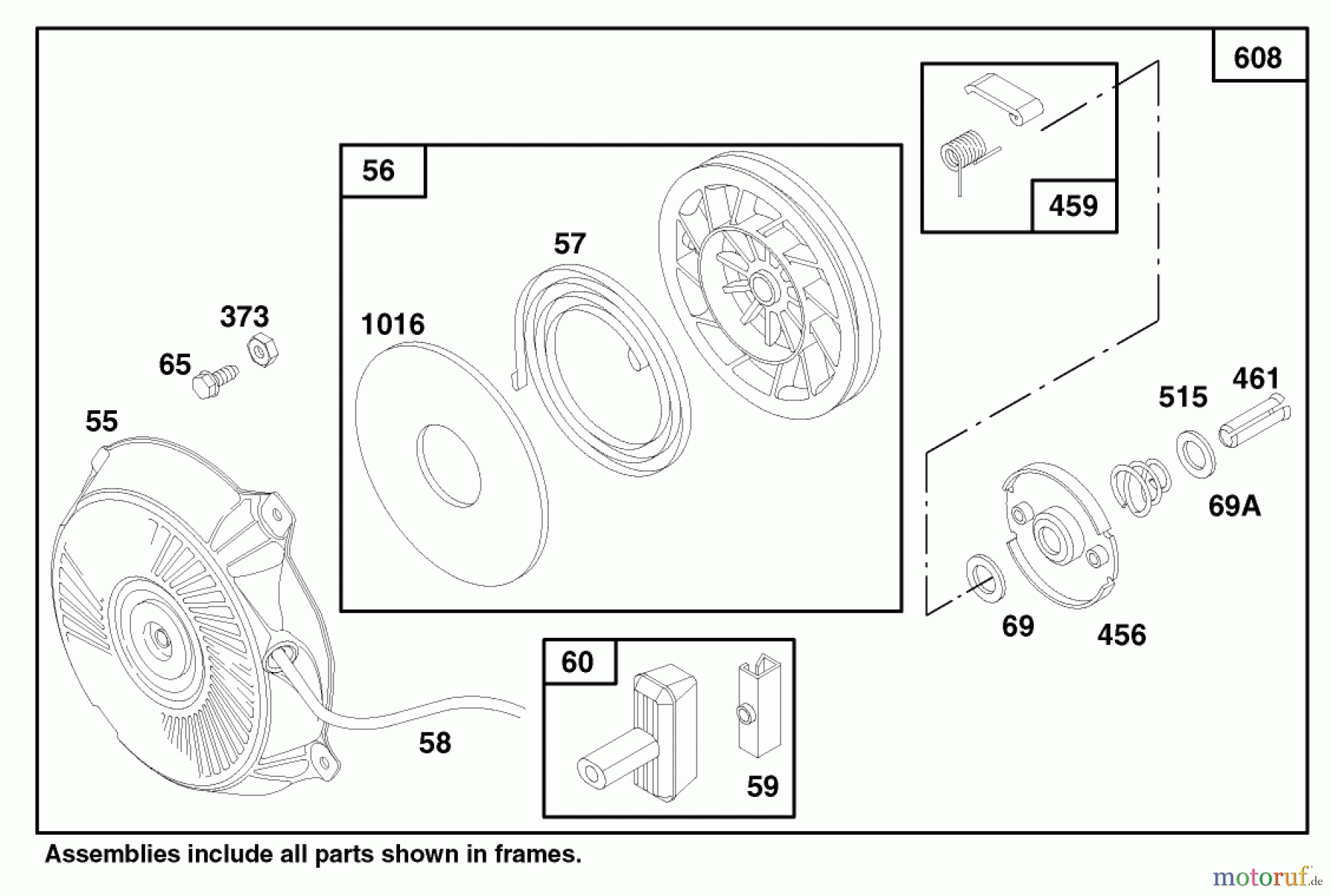  Toro Neu Blowers/Vacuums/Chippers/Shredders 62924 - Toro 5 hp Lawn Vacuum, 1997 (7900001-7999999) ENGINE BRIGGS & STRATTON MODEL 135202-0263-01 #5