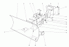 Toro 38155 (826) - 826 Snowthrower, 1980 (0000001-0999999) Ersatzteile GRADER BLADE ASSEMBLY (MODEL NO. 59051)