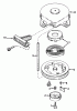 Toro 38165 (S-620) - S-620 Snowthrower, 1989 (9000001-9999999) Ersatzteile REWIND STARTER NO. 590537