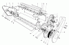 Toro 38165 (S-620) - S-620 Snowthrower, 1990 (0000001-0999999) Ersatzteile LOWER MAIN FRAME ASSEMBLY
