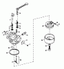 Toro 38175 - CCR Powerlite Snowthrower, 1993 (3900001-3999999) Listas de piezas de repuesto y dibujos CARBURETOR NO. 632641